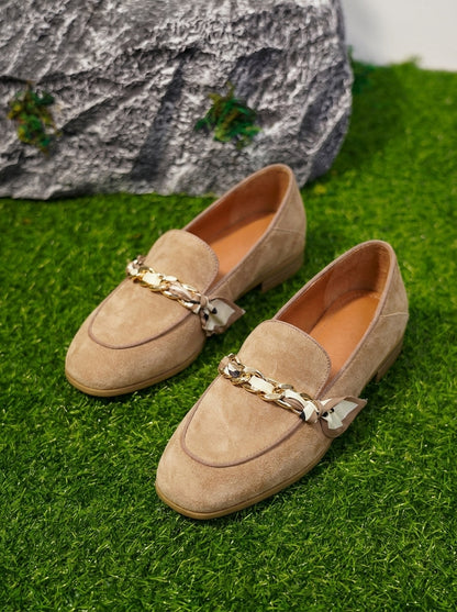 MOCASSINS DAIM CHIC ÉLÉGANT