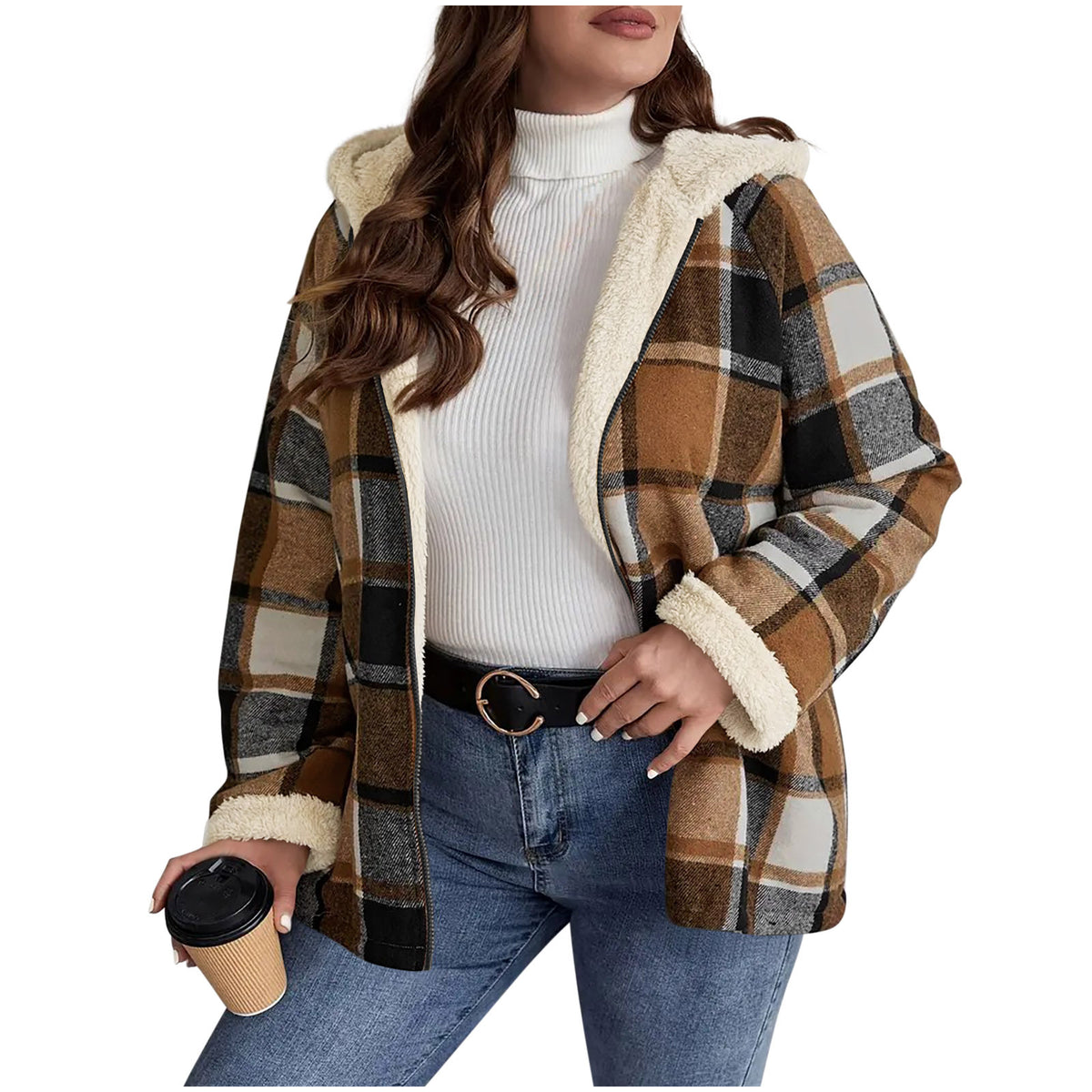 VESTE  RETRO FOURRURE CHALEUREUSE