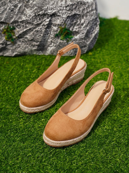 CHAUSSURES COMPENSÉES DAIM  CHIC