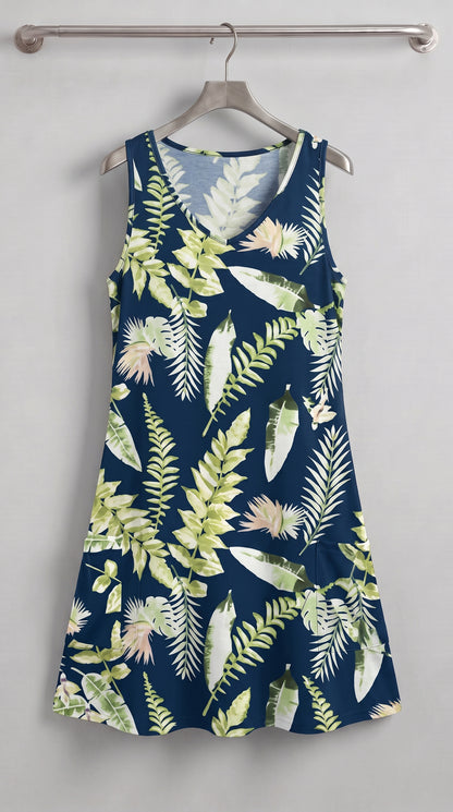 ROBE ESTIVALE IMPRIME EXOTIQUE
