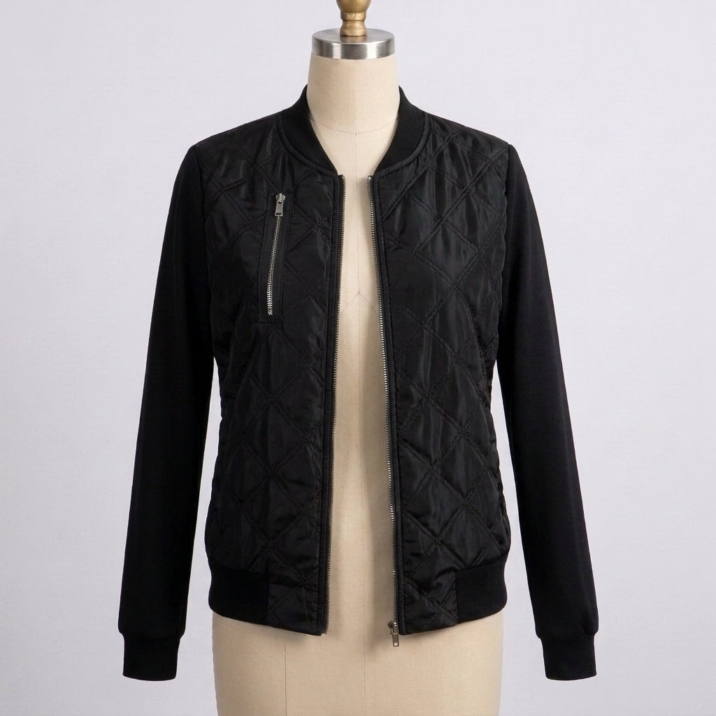 VESTE BIKER MATELASSÉE MODERNE