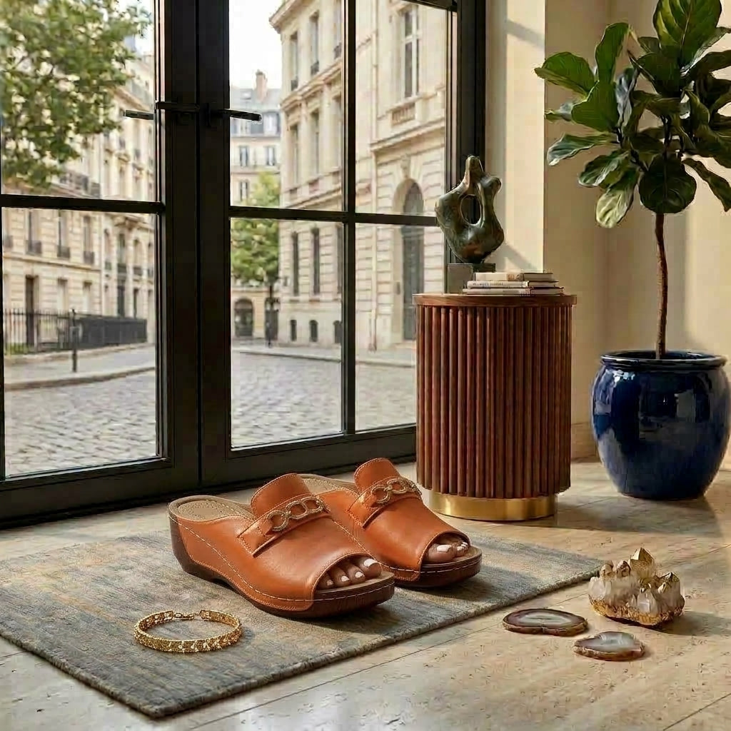 SANDALES TENDANCE À SEMELLES ÉPAISSES