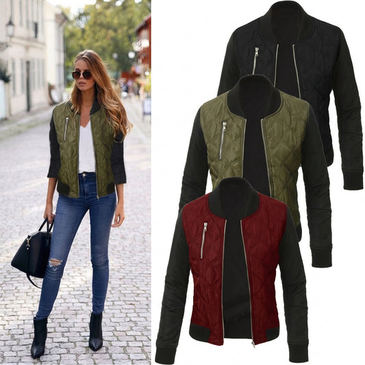VESTE BIKER MATELASSÉE MODERNE