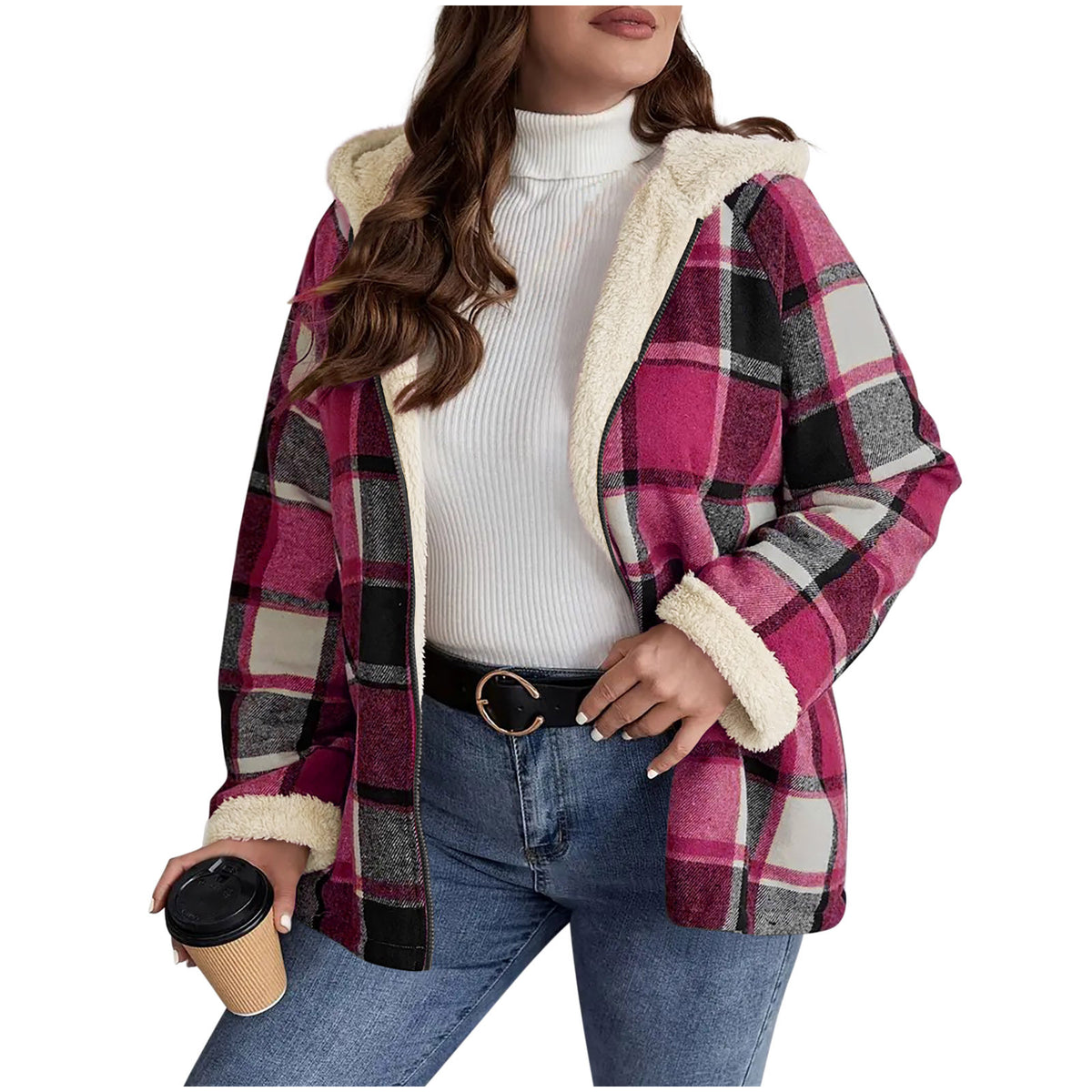 VESTE  RETRO FOURRURE CHALEUREUSE