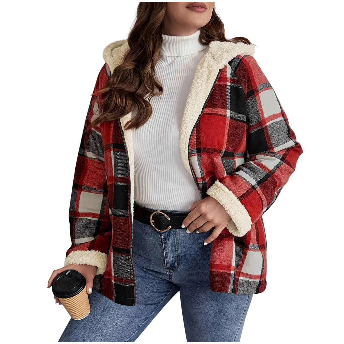 VESTE  RETRO FOURRURE CHALEUREUSE